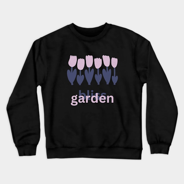 Tulip Garden Crewneck Sweatshirt by Crush Collective